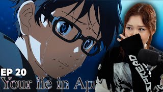 This is NOT good  Your Lie in April Episode 20 Reaction  first time watching [upl. by Fredek]