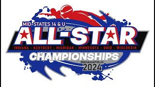 2024 Mid States All Star Championships Boys 1114 1650 Freestyle South Pool [upl. by Brote]