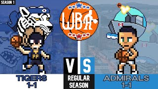 WBA Season 1 Game 3  Seoul Tigers 11  Vancouver Admirals 11 [upl. by Astrid330]