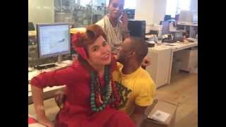 Paloma Faith and JLS hanging in the office [upl. by Nannahs582]