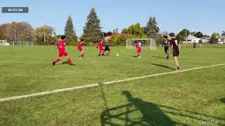 2024 Canadian Under 15 Boys Soccer Nationals  Saskatchewan vs Alberta [upl. by Namialus940]