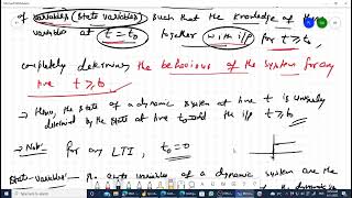 Lecture 3 State Space representation of System [upl. by Iznik]