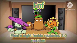 Fnf react to Plants Night Funkin Replanted 30 mod Gacha club [upl. by Eremehc]