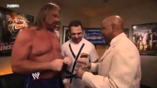 WWE Smackdown 2312 Hacksaw Jim Duggan Drew McIntyre amp Teddy Long Segment [upl. by Ahsirat]