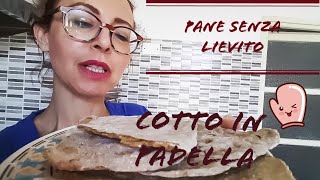 Pane con farina di Grano Saraceno e farina Integrale senza lievito cotto in padella [upl. by Vescuso]