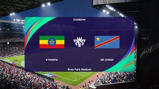 Ethiopia vs DR Congo 09092024 Africa Cup of Nations PES 2021 [upl. by Puglia]