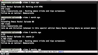 Emacs Rocks Episode 13 multiplecursors [upl. by Mackoff]