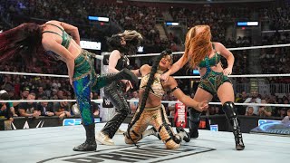 Bianca Belair amp Jade Cargill def Alba Fyre amp Isla Dawn by Disqualification in Women’s Tag Team [upl. by Nicol792]