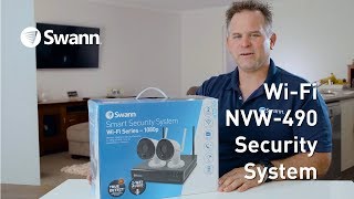 Swann NVW490 WiFi Security System Unboxing Review Walk Through [upl. by Olim903]