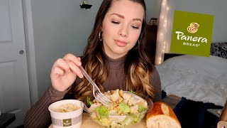 ASMR  Panera Bread Mukbang  Eating Sounds [upl. by Haneekas576]