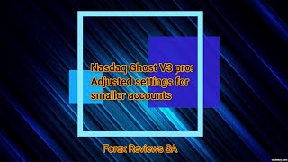 Robot Review Nasdaq Ghost V3 pro adjusted for smaller accounts R3000 in one week [upl. by Knipe]