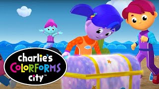 Charlies Colorforms City  The Mermaid’s Treasure CLIP [upl. by Nonnelg]