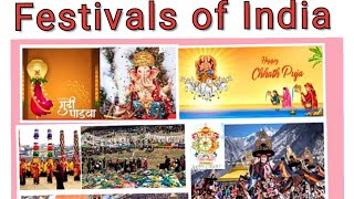 Indian Festivals statewiseFestivals of IndiaIndian states and their famous FestivalsFestivalsname [upl. by Alel]