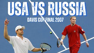 2007 DAVIS CUP FINAL  USA VS RUSSIA  MENS SINGLES TENNIS  RODDICK VS TURSUNOV [upl. by Sanborne290]