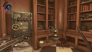 Dishonored 2  How to Open Safe in Overseers Office [upl. by Nnaoj]