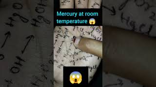 Mercury at room temperatureshorts youtubeshorts doctors [upl. by Etnauq]