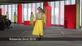 London Fashion Week Roksanda Ilincic SS14 [upl. by Roch]