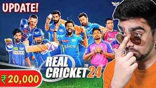 BUYING IPL LICENSED TEAMS IN New UPDATE Of RC 24 Real Cricket 24 [upl. by Hanselka]