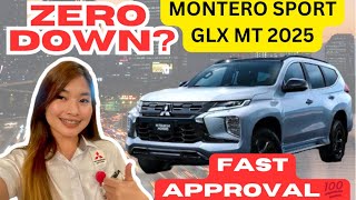 montero sport glx  ZERO DOWN PAYMENT 🤩 mitsubishi  NAG UPGRADE SI MONTERO GLX 😍 [upl. by Burdett]