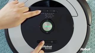 How to Set a Schedule  Roomba® 600 series  iRobot® [upl. by Damarra]