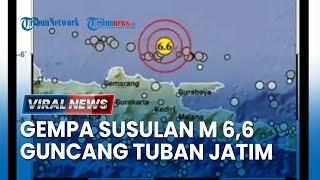 🔴VIRAL NEWS LAGI Gempa Susulan M 66 Guncang TubanJatim Terasa Kencang hingga Jakarta [upl. by Hildy]