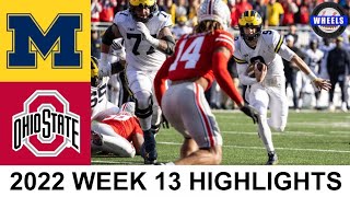 3 Michigan v 2 Ohio State Highlights  College Football Week 13  2022 College Football Highlights [upl. by Neram]