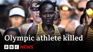 Olympic athlete Rebecca Cheptegei dies after being set alight by exboyfriend  BBC News [upl. by Kendrick]