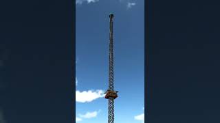 Drop Tower 52 metreshigh kermis simulator 🎡🗼 by 3dmegaridesimulations6632 [upl. by Nosiddam]