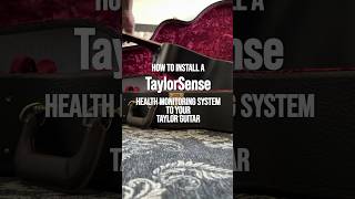 How to install TaylorSense which monitors your guitars humidity temp battery life amp impacts [upl. by Atrice]