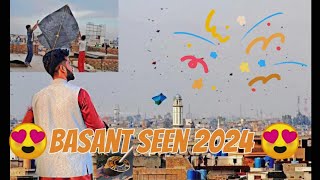 Rawalpindi Basant 2024Enjoy basant Basant ka to maza aa gya 😊Shantu8422 [upl. by Novah]