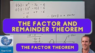 8 The Factor Theorem [upl. by Yenahc]