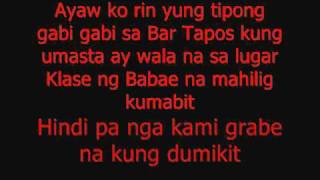 Ayoko Na Sayo ByTarget With Lyrics [upl. by Oakleil]