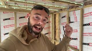 Fitting Wall Insulation amp Using Expanding Foam [upl. by Devitt]