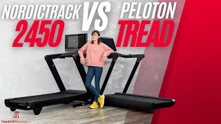 Which is Better Peloton Tread vs NordicTrack 2450 Full Comparison [upl. by Caritta722]