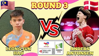 R3🇲🇾LEONG JUN HAO 🆚️ 🇩🇰ANDERS ANTONSEN🔥‼️thomascup2024 [upl. by Ceil348]