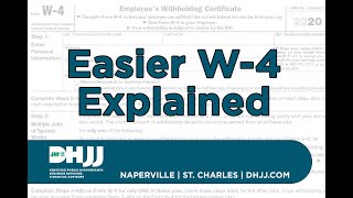 New Easier W4 Form Explained [upl. by Riba]