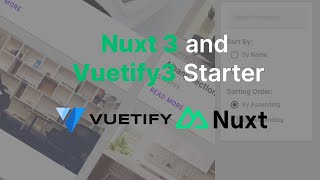 🔥 Nuxt 3  Vuetify 3 Ecommerce Website  How to integrateUse Vuetify 3 in Nuxt 3 [upl. by Asoral958]