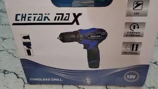 Unboxing our new screw machine Nicce performanceVamshi2211 cordless drillCHETAK MAX [upl. by Marzi]