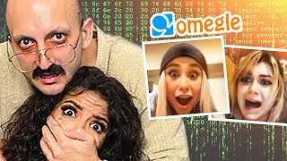 Hacking Into OMEGLE Calls Prank Hilarious Reactions Part9 [upl. by Ykvir]