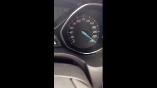 Ford Focus Ecoboost 16 180 HP Top Speed [upl. by Amilah]