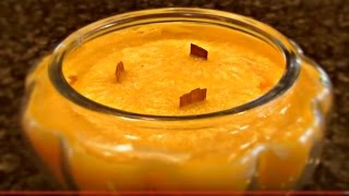 Easy DIY Your Own 4 LB Wooden Wick Fall Pumpkin Candle With Hobby Lobby Supplies [upl. by Eelaras695]