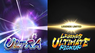 Ultra Summons vs Legends Ultimate PickUp SummonDragon Ball Legends [upl. by Nimrac]