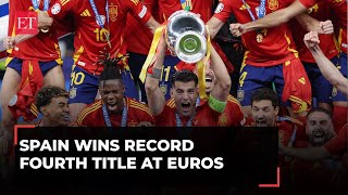 Euro Cup 2024 final highlights Spain wins record 4th title with a 21 victory against England [upl. by Weksler724]