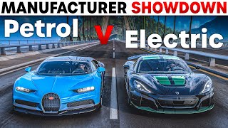 Forza Horizon 5  Petrol VS Electric  Manufacturer Showdown [upl. by Chirlin]