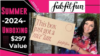 FabFitFun  SUMMER 2024 Seasonal Box Unboxing Discount Code [upl. by Annaeg]