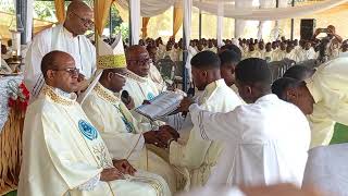 Diaconate ordination of 40 centenary deacons by Most Rev Fortunatus Nwachukwu at BMS Enugu [upl. by Epperson]