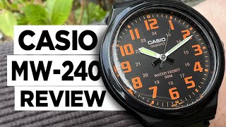 CASIO MW240 Module 1330  The simple and easy to use watch from Casio that is big on looks [upl. by Bauer]