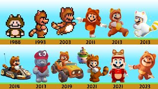 Evolution of Tanooki suit in Game LEGO and Movie 1988  2023 [upl. by Heddy]