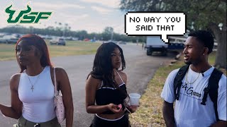 CRAZIEST College Confessions At USF Homecoming [upl. by Ylimme]