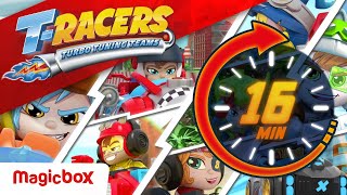 🔥 TRACERS  Meet all the drivers from series 1 🏎️  Cartoons SERIES for Kids [upl. by Joete860]